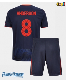 Nottingham Forest Elliot Anderson #8 Echipament de Fotbal Replică 2025-26 Copii Treilea (+ Șorturi)
